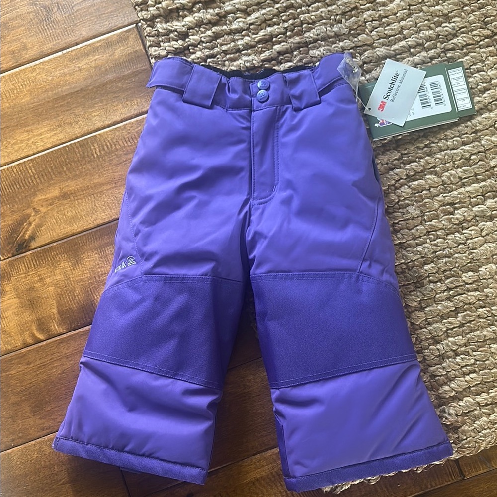 Kamik Purple Kids Snow Pants